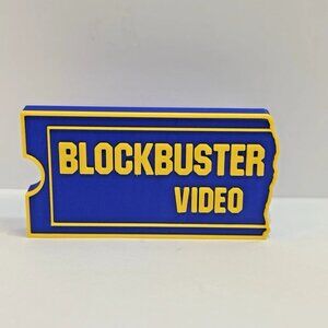 Blockbuster Video Logo Sign Retro 90s Movie Room Decor Display